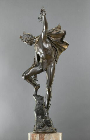 Statuette : Mercure rattachant sa talonnière, image 3/9
