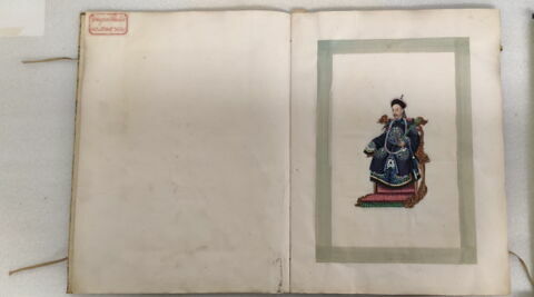 Album de peintures d'exportation: personnages chinois, image 13/34