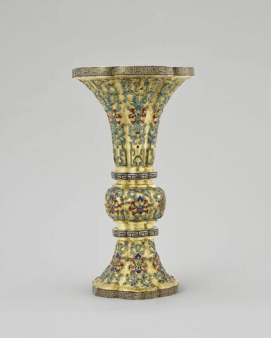 Vase gu à six lobes, image 3/6