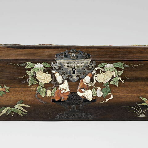 Boîte aux mille trésors (Baibao qian mu he 百寶嵌木盒), image 2/8