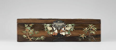 Boîte aux mille trésors (Baibao qian mu he 百寶嵌木盒), image 6/8