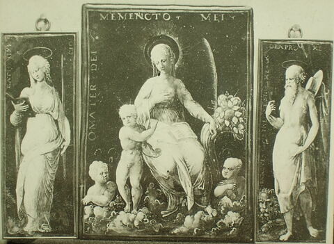 Plaque : La Vierge à l'Enfant, image 3/4