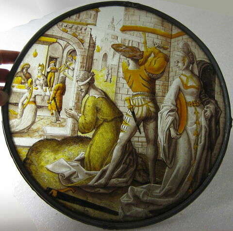 Rondel : Décollation de saint Jean Baptiste, image 1/1