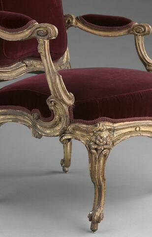 Fauteuil à la Reine et à châssis, d'une suite de quatre, image 3/6