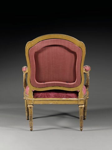 Fauteuil à la reine et à châssis, d'une suite de six fauteuils et un canapé ( avec le OA 10290, OA 10291, OA 10292, OA 10294, OA 10295 et OA 10296), image 4/5