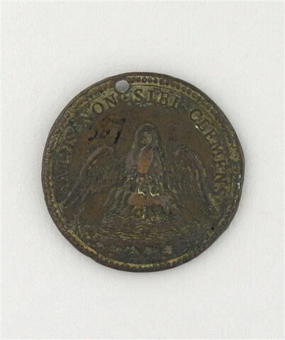 Médaille : Clément IX / un pélican, image 2/2