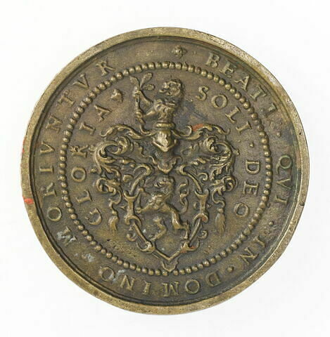 Médaille: Hans Schel de Nuremberg / armoiries, image 2/2