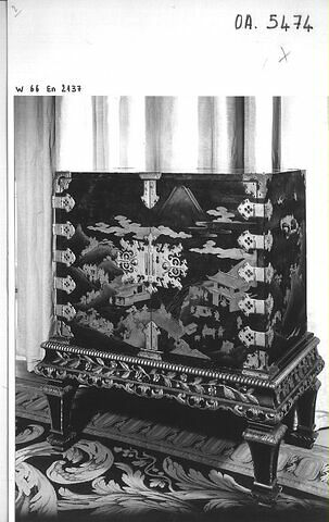 Cabinet en laque du Japon, d'une paire (avec le OA 5473), image 4/4