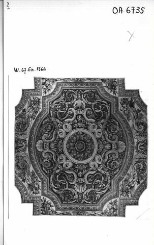 Centre du 21e tapis de la Grande Galerie du Louvre, image 3/5