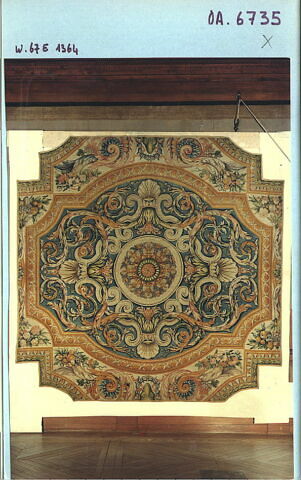 Centre du 21e tapis de la Grande Galerie du Louvre, image 4/5