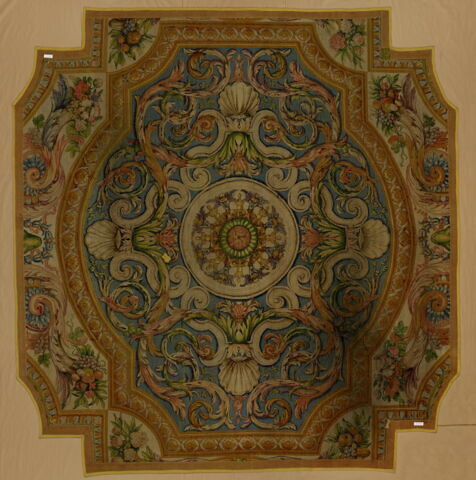Centre du 21e tapis de la Grande Galerie du Louvre, image 2/5