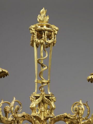 Grand candélabre à trois lumières : le Printemps, d'un ensemble de quatre (avec OA 8173, OA 5313 et OA 5314), image 7/12