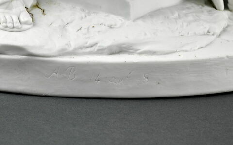 Groupe en biscuit de porcelaine : Les adieux d'Hector et d'Andromaque, image 7/9