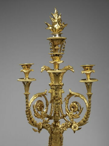Grand candélabre à trois lumières, d'une paire (avec OA 6898 2), image 9/14
