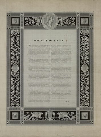 Testament de Louis XVI, image 1/1