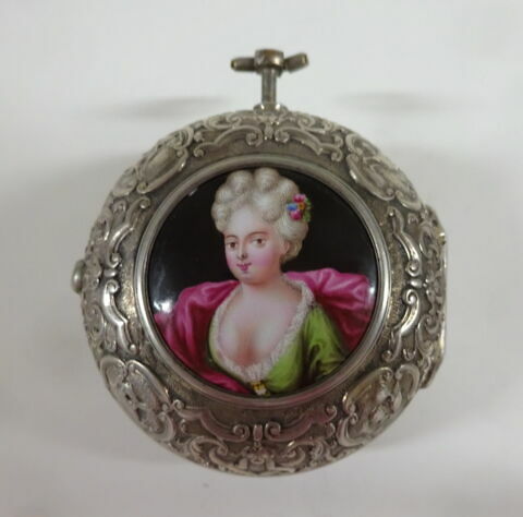 Montre ronde à double boîtier, image 3/3