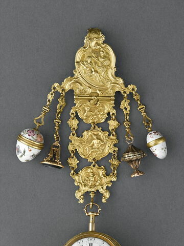 Montre ronde assortie d'une châtelaine, image 13/16