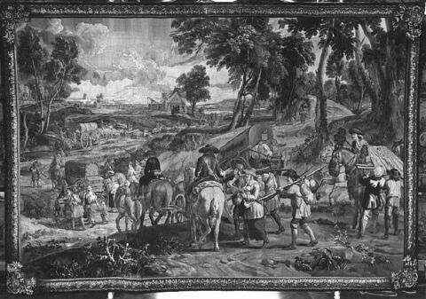 La Marche ou Le Convoi militaire, de la tenture des Arts de la Guerre, image 3/3
