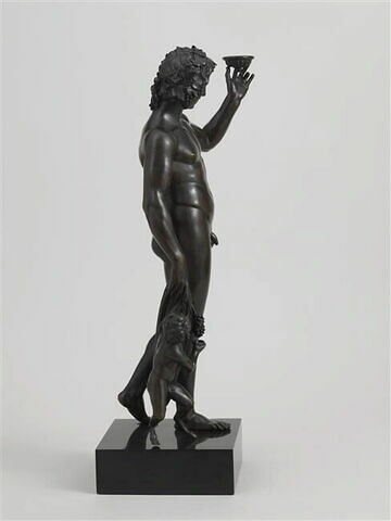 Statuette : Bacchus et jeune satyre, image 4/6
