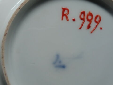 Tasse, soucoupe et cuillère d'un service de six pièces (R 995 à 1000), image 7/8