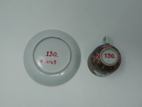 Tasse à café et soucoupe, d'un service de quatre pièces (avec R 1147 à R 1150), image 6/6