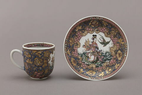 Tasse à café et soucoupe, d'un service de quatre pièces (avec R 1147 à R 1150), image 4/6
