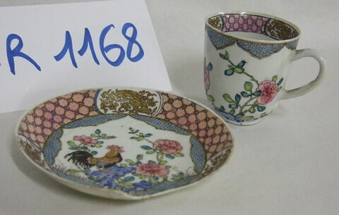 Tasse à café et soucoupe d'une série de cinq ; d'un service à thé et à café de dix-huit pièces (R 1160 à 1172), image 8/8