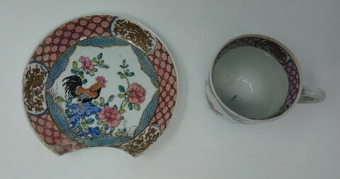 Tasse à café et soucoupe d'une série de cinq ; d'un service à thé et à café de dix-huit pièces (R 1160 à 1172), image 4/8