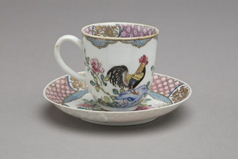 Tasse à café et soucoupe d'une série de cinq ; d'un service à thé et à café de dix-huit pièces (R 1160 à 1172), image 6/8