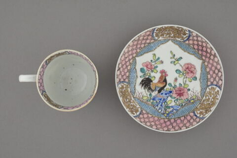Tasse à café et soucoupe d'une série de cinq ; d'un service à thé et à café de dix-huit pièces (R 1160 à 1172), image 3/8