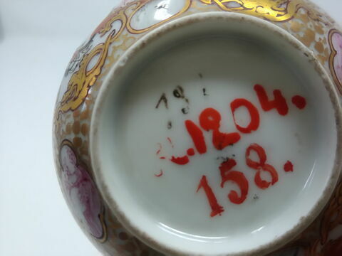 Tasse et soucoupe d'un service à thé et à café de dix pièces (R 1198 à 1207), image 8/11