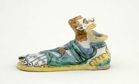 Encrier en forme de pied
