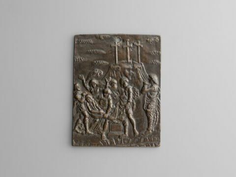 Plaquette : la mise au tombeau