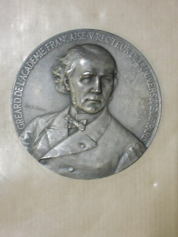 Médaille, empreintes séparées en bronze argenté, image 1/3