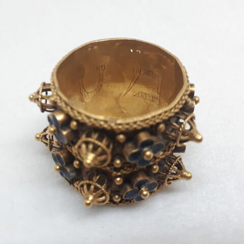 Bague de mariage juive à double étage, image 3/3