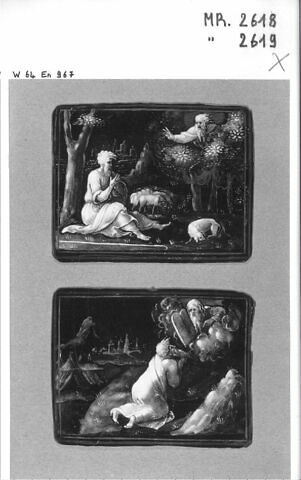Plaque : Histoire de Moïse, Le Buisson ardent, image 5/5