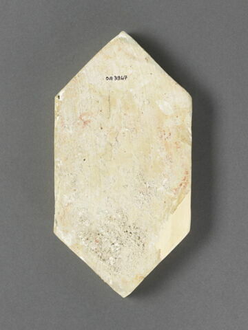 Carreau hexagonal : Lion rampant (armoiries des Caracciolo), image 2/5