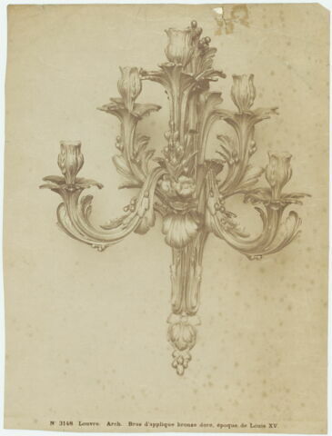 Bras à cinq lumières, d'une paire (avec OA 6542 2), image 4/4