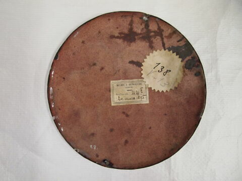 Plaque circulaire : Galba, d'un ensemble de huit (MR 2566 à 2574), image 2/2