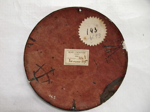 Plaque circulaire : Vitellius, d'un ensemble de huit (MR 2566 à 2574), image 2/2