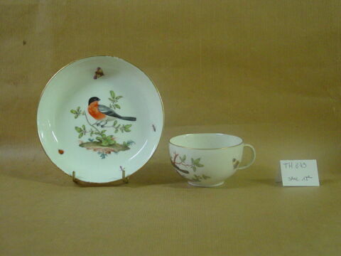 Pièce d'un cabaret (TH 621 à 655) : tasse et sa soucoupe