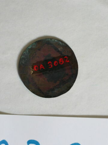 Médaillon : buste de saint Sébastien, d'une série de quatre (OA 3080 à OA 3083), image 3/3