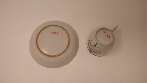 Tasse haute à anse et soucoupe (TH 548 à 550), image 4/4