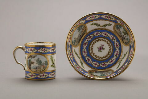 Tasse litron et sa soucoupe