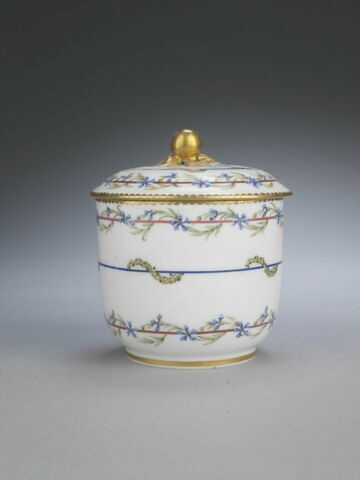 Sucrier du service du Gobelet du Roi à "Guirlande de barbeaux"