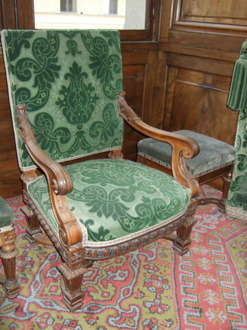 Fauteuil de l'antichambre Napoléon III (d'une paire), image 3/3
