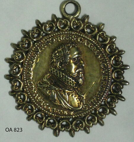 Médaille : Maurice de Nassau / un chêne dans une couronne de lauriers, image 1/2
