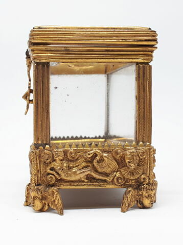 Coffret en cristal, bronze doré et cuivre doré, image 3/7