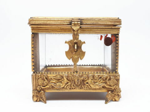 Coffret en cristal, bronze doré et cuivre doré, image 5/7