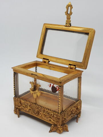 Coffret en cristal, bronze doré et cuivre doré, image 7/7